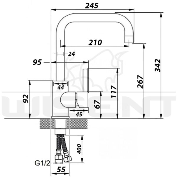 смеситель W4998-4