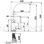 смеситель WP49-098-6-U