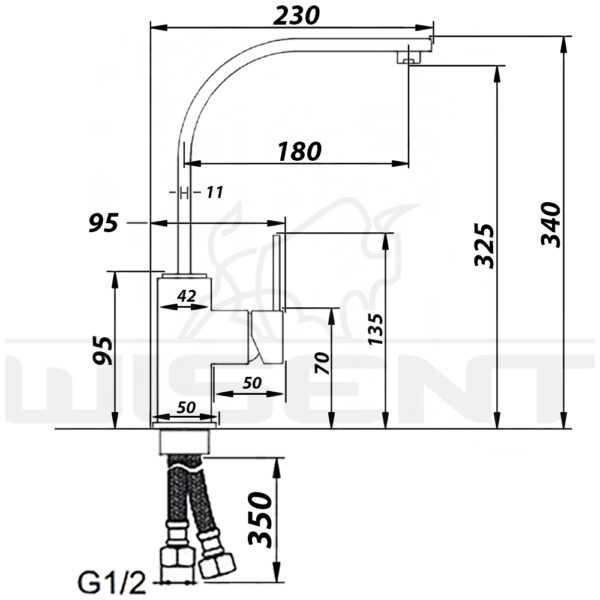 смеситель WP49-098-6-U