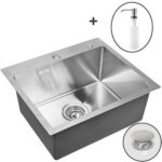 Мойка для кухни нержавеющая WISENT WS35040/WGER013/W405A