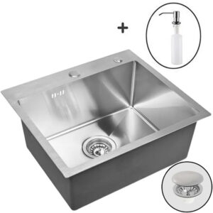 Мойка для кухни нержавеющая WISENT WS35040/WGER013/W405A