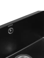 Мойка для кухни подстольного монтажа из искусственного камня WISENT MWC500-25 Антрацит (БЕЛАРУСЬ) 530*415*210 с сифоном