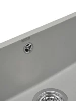 Мойка для кухни подстольного монтажа из искусственного камня WISENT MWC500-29 Грэй (БЕЛАРУСЬ) 530*415*210 с сифоном
