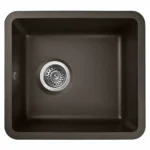 Мойка для кухни подстольного монтажа из искусственного камня WISENT MWC370-27 Кофе (БЕЛАРУСЬ) 415*450*220 с сифоном