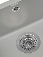 Мойка для кухни подстольного монтажа из искусственного камня WISENT MWC370-29 Грэй (БЕЛАРУСЬ) 415*450*220 с сифоном