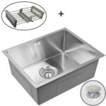 Мойка для кухни нержавеющая WISENT WS35040-Z/WGER013/W302644