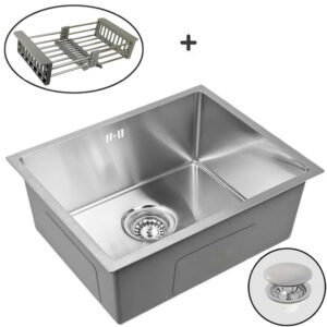 Мойка для кухни нержавеющая WISENT WS35040-Z/WGER013/W302644